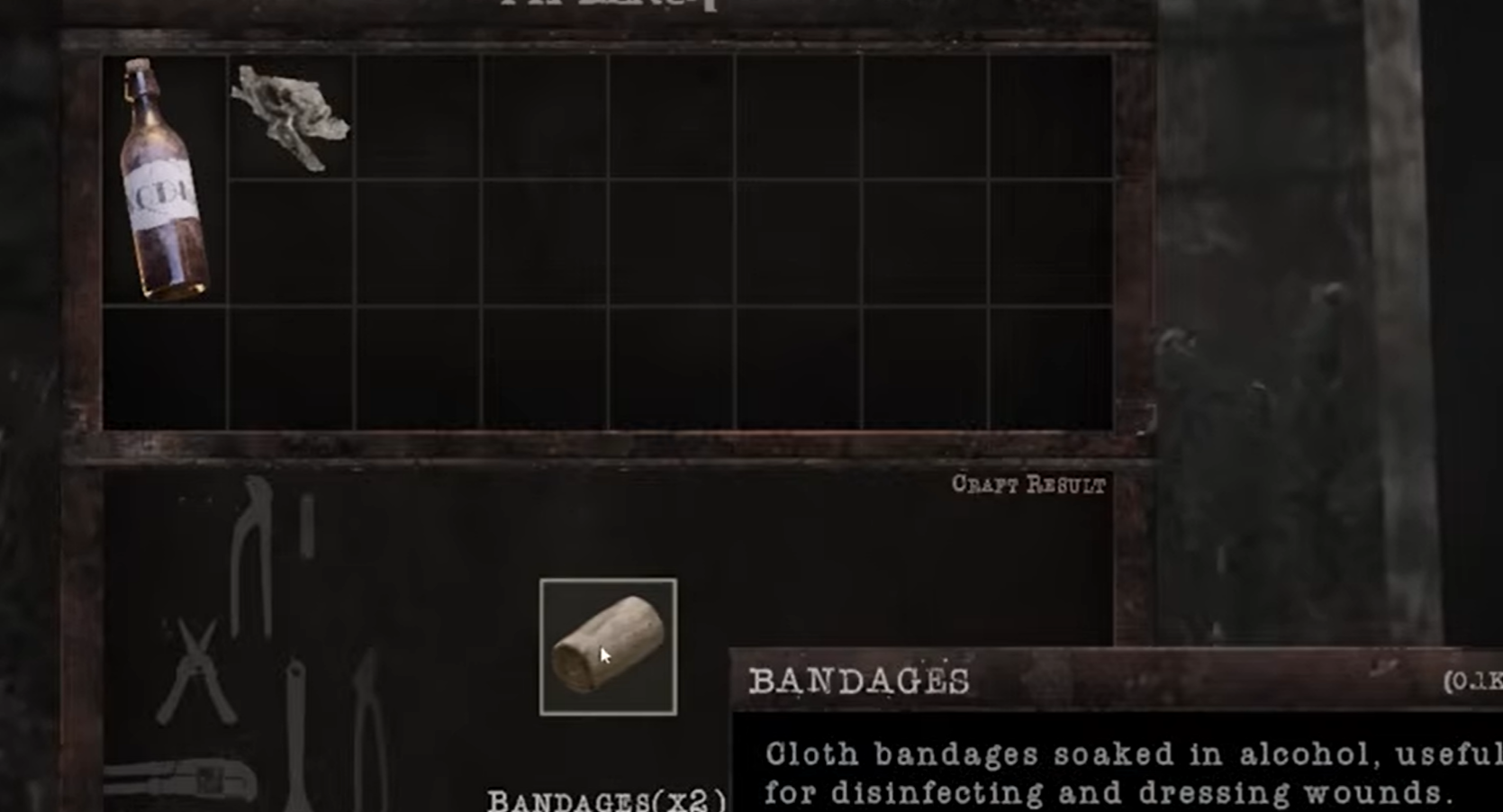 Inventory management interface showing the quick select system in Total Chaos for rapid equipment and item usage
